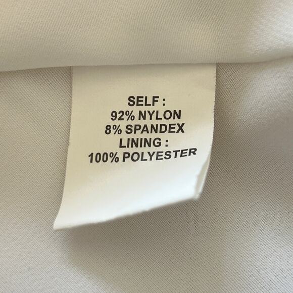 Phoebe Couture Ivory Drop Waist Dress Size 6 Flapper Inspired Gatsby - Picture 7 of 7